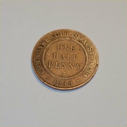 1938 Australian Half Penny