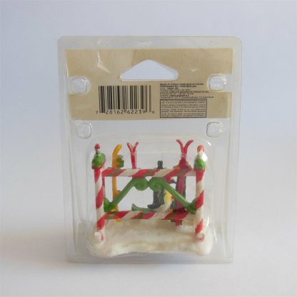 Lemax Christmas North Pole Ski Rack issued 2006 model ref #62239 Polyresin - Image 3