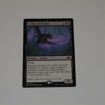 Magic the Gathering Game Card. Archon of Cruelty - Image 3