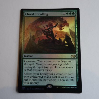 Magic the Gathering Game Card.  Chord of Calling