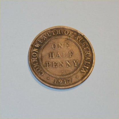 1917 Australian Half Penny - Image 3