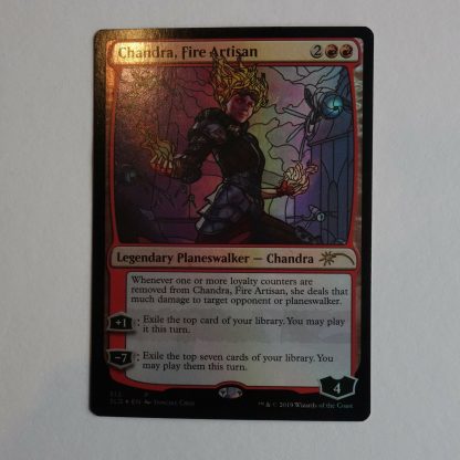 Magic the Gathering Game Card.  Chandra Fire Artisan