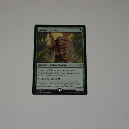 Magic the Gathering Game Card. Ignoble Hierarch - Image 3