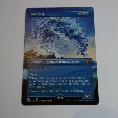 Magic the Gathering Game Card.  Subtlety