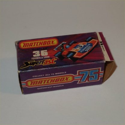 Matchbox Superfast 36 f Formula 5000 Racing Car Superfast with Original Box - Image 3