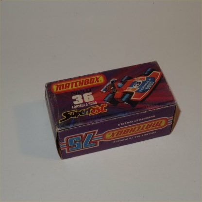 Matchbox Superfast 36 f Formula 5000 Racing Car Superfast with Original Box - Image 4