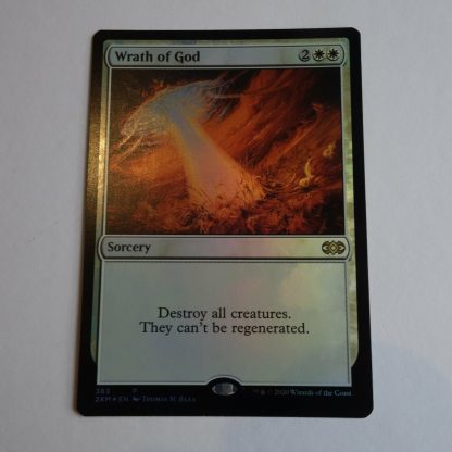 Magic the Gathering Game Card.  Wrath of God