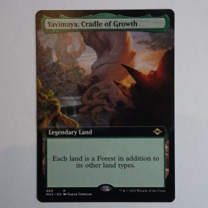 Magic the Gathering Game Card. Yavimaya, Cradle of Growth