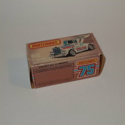 Matchbox Superfast 66 g Tyrone Malone Kenworth Superboss Superfast Original Box - Image 4