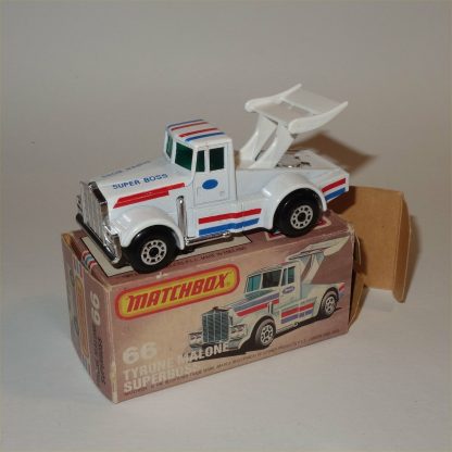 Matchbox Superfast 66 g Tyrone Malone Kenworth Superboss Superfast Original Box