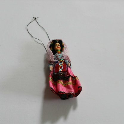 Doll Old Plastic National Dress Italy 12cm tall c1970