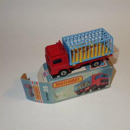 Matchbox Superfast 35 e Volvo Zoo Cage Truck Superfast with Original Box