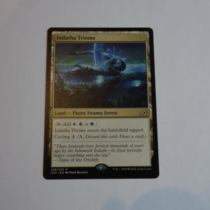 Magic the Gathering Game Card.  Indatha Triome