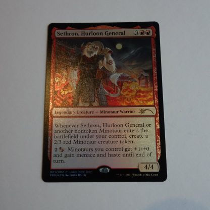 Magic the Gathering Game Card.   Sethron, Hurloon General