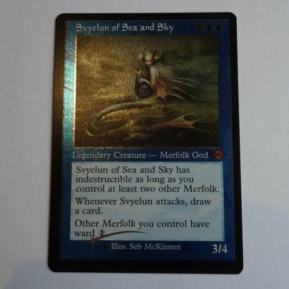 Magic the Gathering Game Card.  Svyelun of Sky and Sea