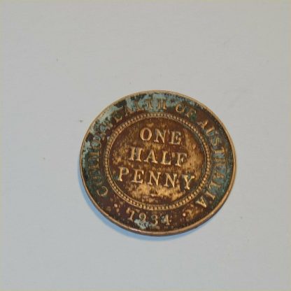 1934 Australian Half Penny - Image 3
