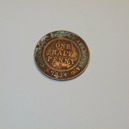 1934 Australian Half Penny
