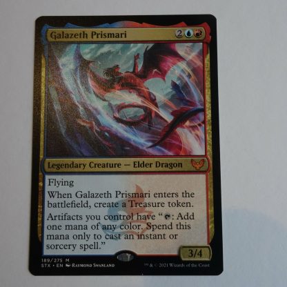 Magic the Gathering Game Card.  Galazeth Prismari