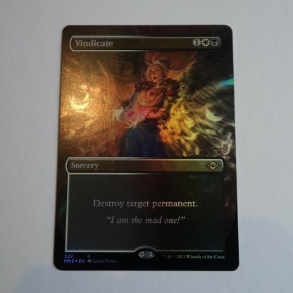Magic the Gathering Game Card.  Vindicate