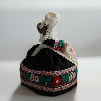Doll Old Plastic National Dress Belgium 20cm tall c1970 - Image 4