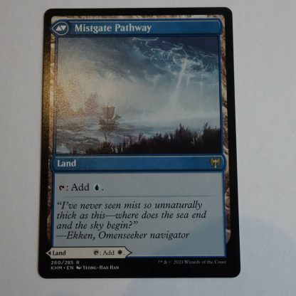 Magic the Gathering Game Card.  Hengegate Pathway // Mistgate Pathway - Image 3
