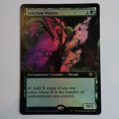 Magic the Gathering Game Card.  Sanctum Weaver