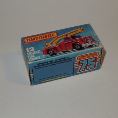 Matchbox Superfast 13 g Badger Snorkel Fire Engine Superfast with Original Box - Image 4