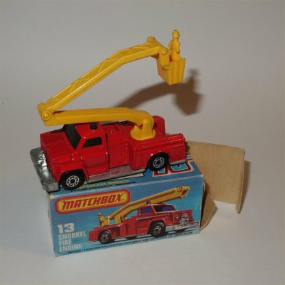 Matchbox Superfast 13 g Badger Snorkel Fire Engine Superfast with Original Box