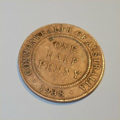 1938 Australian Half Penny - Image 4